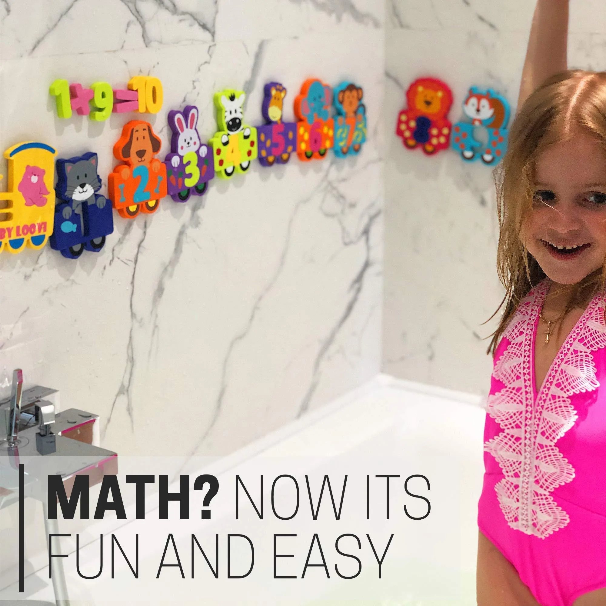 100% Non Toxic Bathtub Numbers   Best Foam Bath Toys   Educational