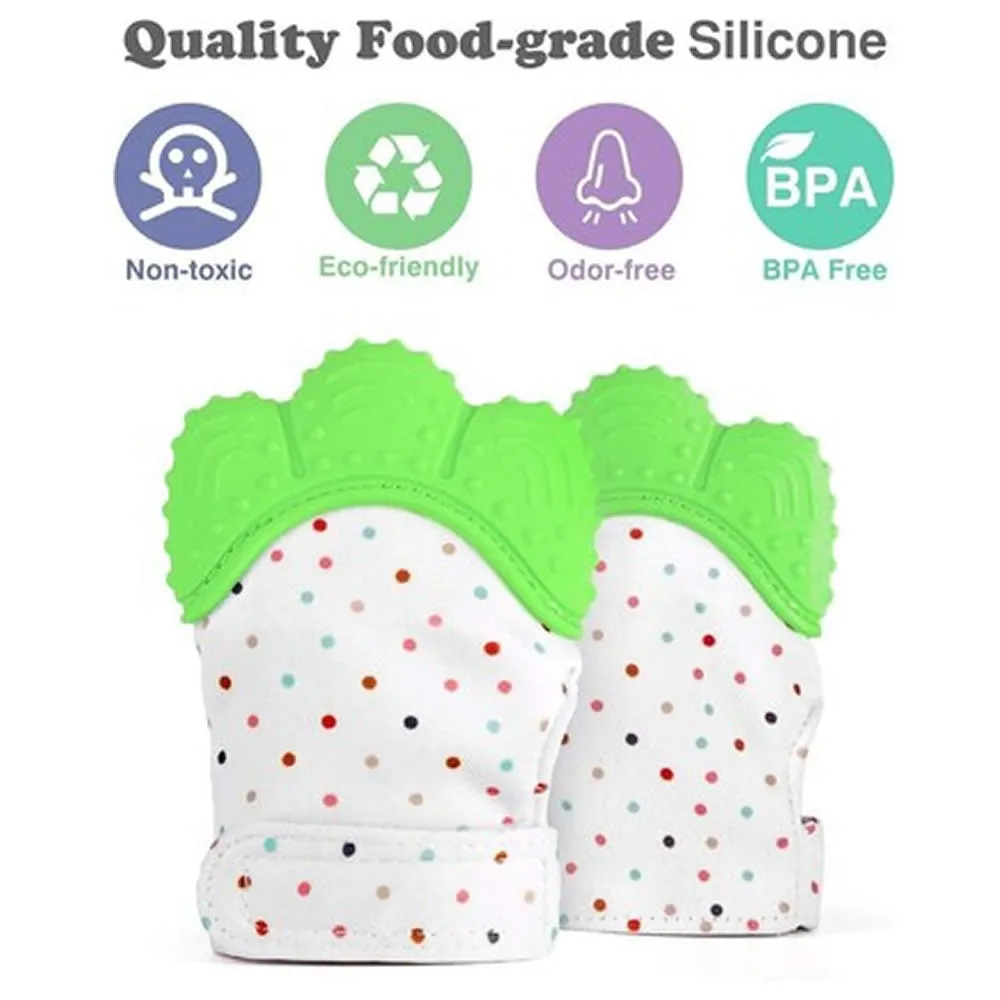 Baby Silicon Teething Hand Glove My-729-Green