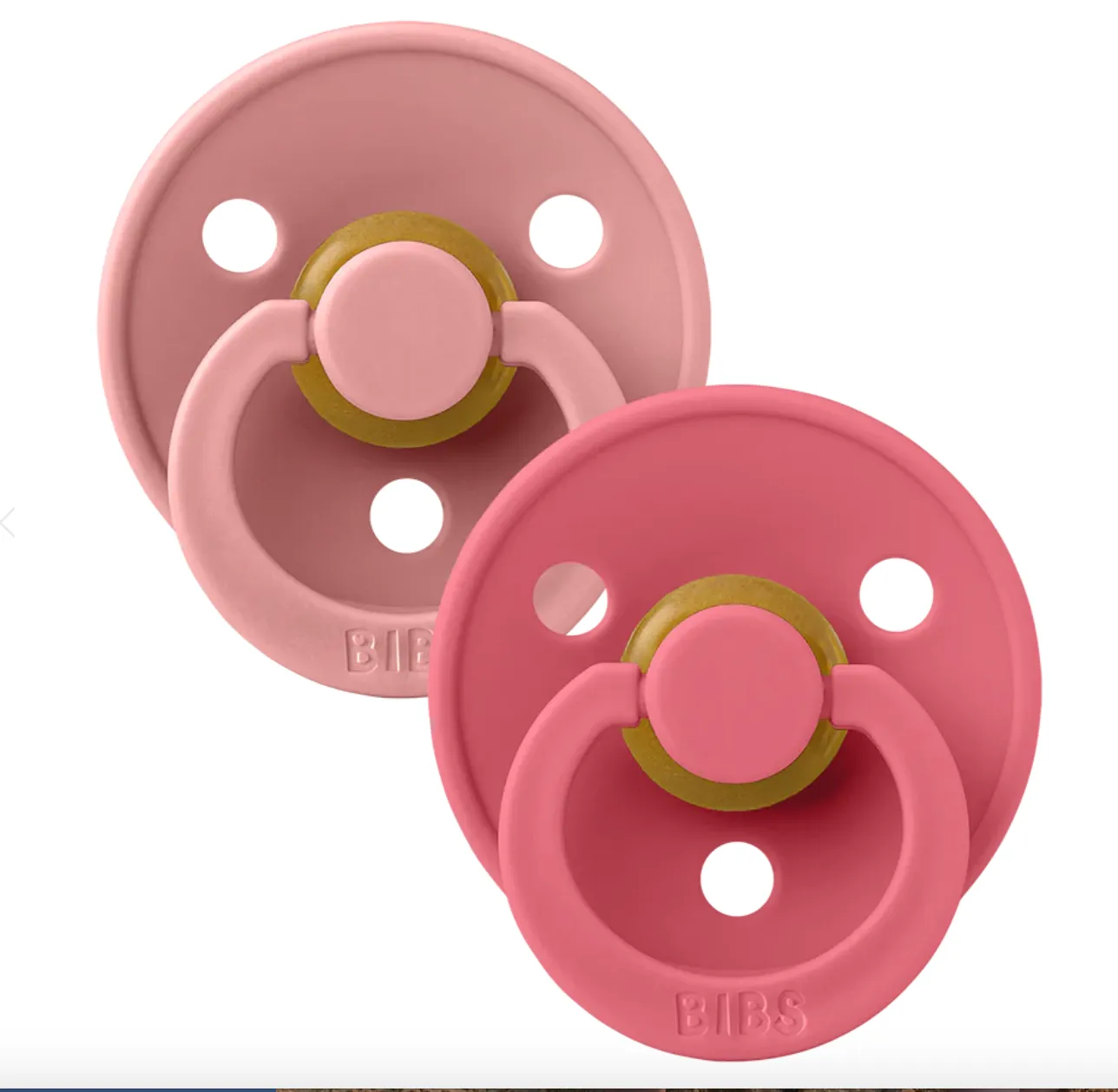 BIBS - Dummies 2 pack - Colour - Symmetrical - Size 2 - (6  Months)