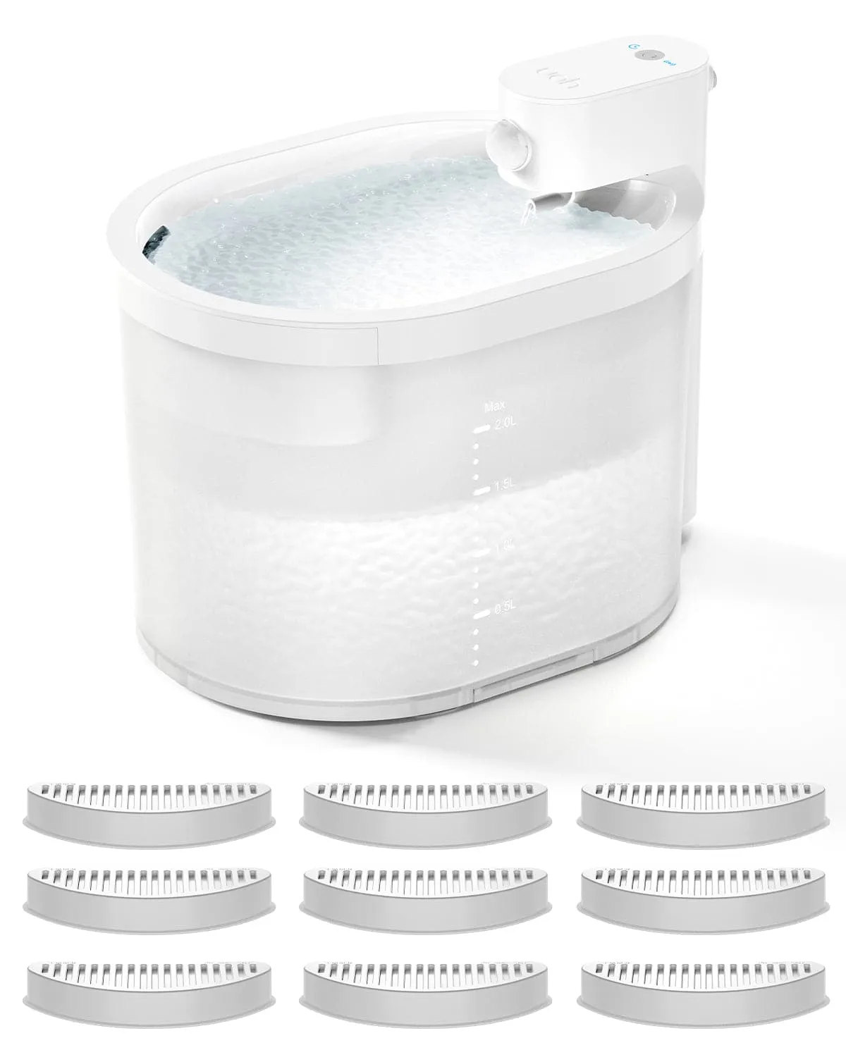 [BOGO] Wireless Cat Water Fountain & Free Cat Wand Toy