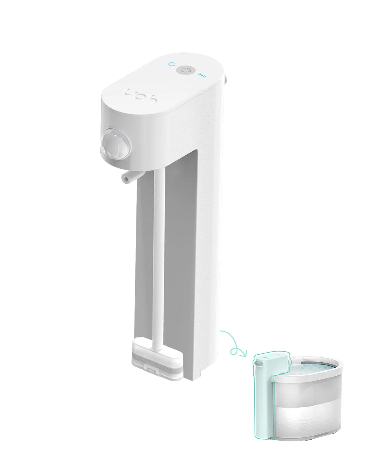 [BOGO] Wireless Cat Water Fountain & Free Cat Wand Toy