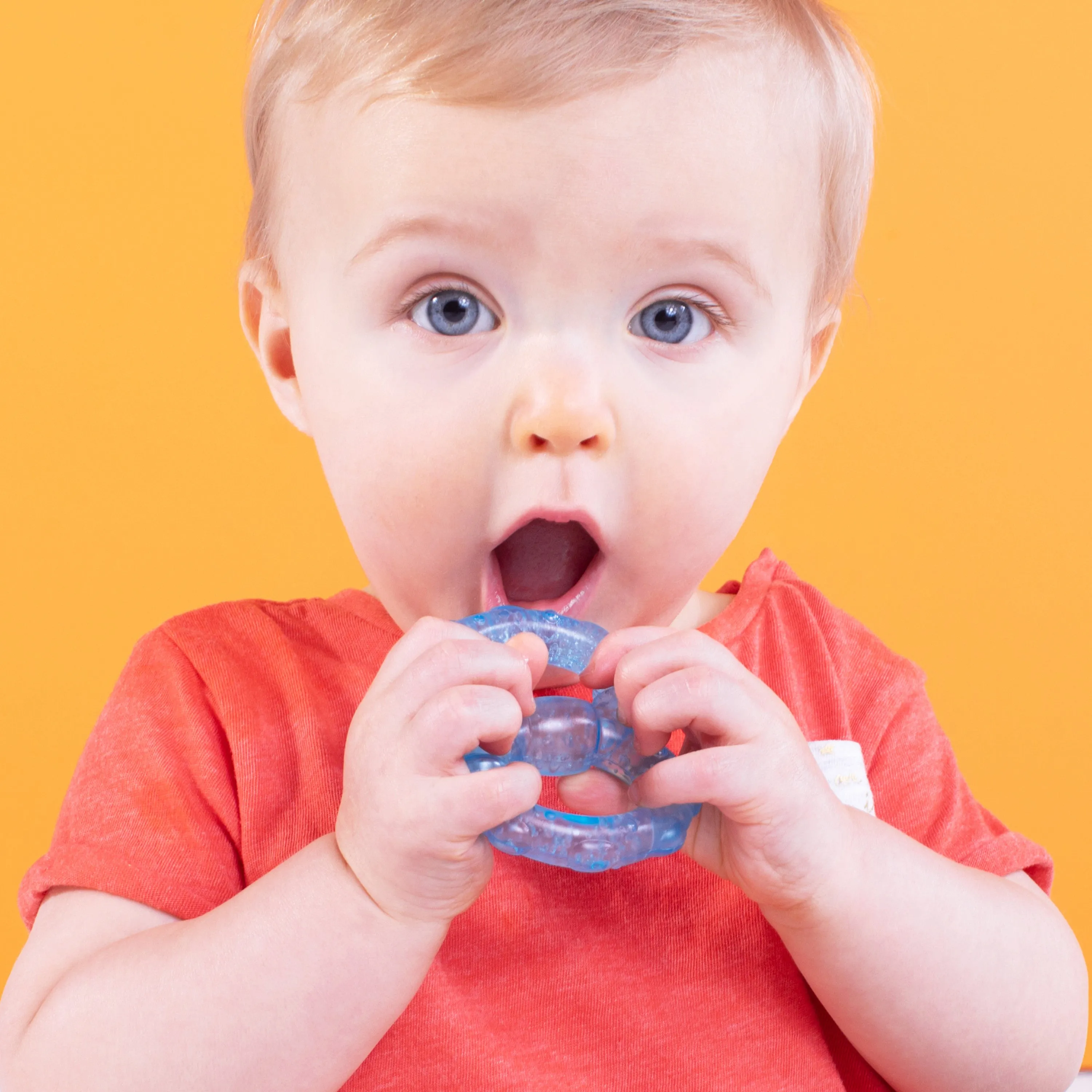 Bright Starts Stay Cool BPA-Free Gel-Filled Teether, 3 Pack Chillable Teething Toy