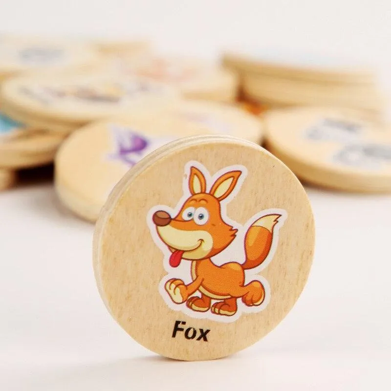 Cartoon Animal Memory Chess Thinking Training Toys