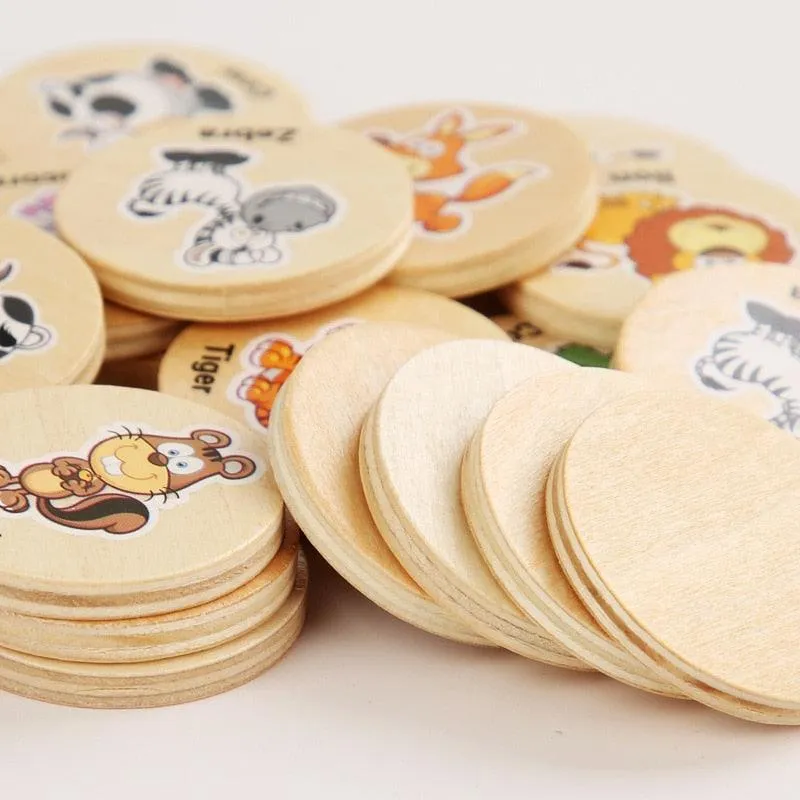 Cartoon Animal Memory Chess Thinking Training Toys