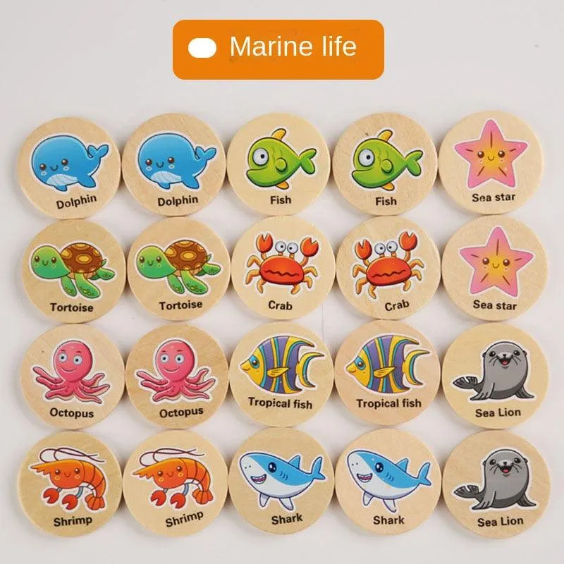Cartoon Animal Memory Chess Thinking Training Toys