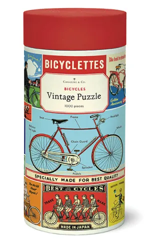 Cavallini & Co. Bicycles 1000 Piece Puzzle