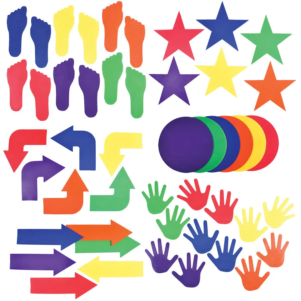 Create-A-Course Obstacle Markers | 48-Piece Durable Poly-Vinyl Set