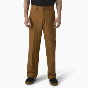 Dickies Skateboarding Regular Fit Double Knee Pants - Brown Duck w/ Chocolate Brown