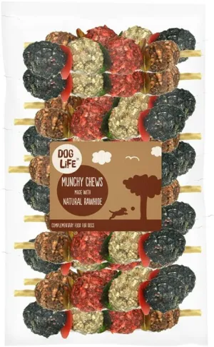 Dog Life Rawhide Munchy Kebabs