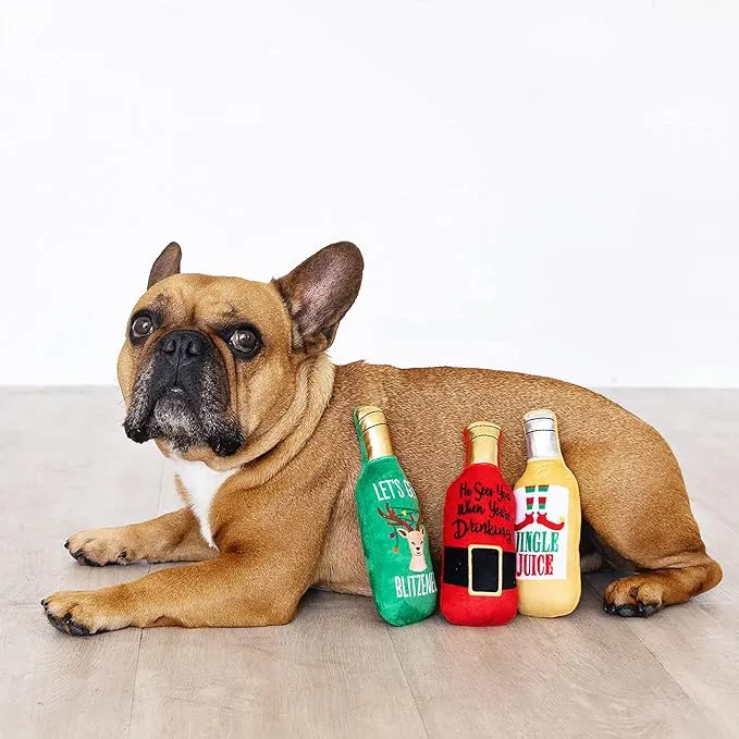 Fringe Dog Toy Holiday Most Wine-Derful Time of the Year