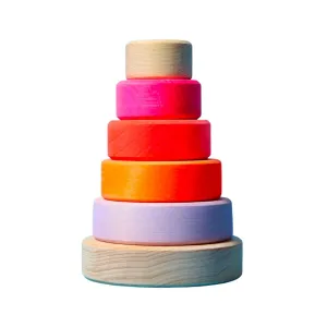 Grimm's Small Conical Tower Neon-PINK