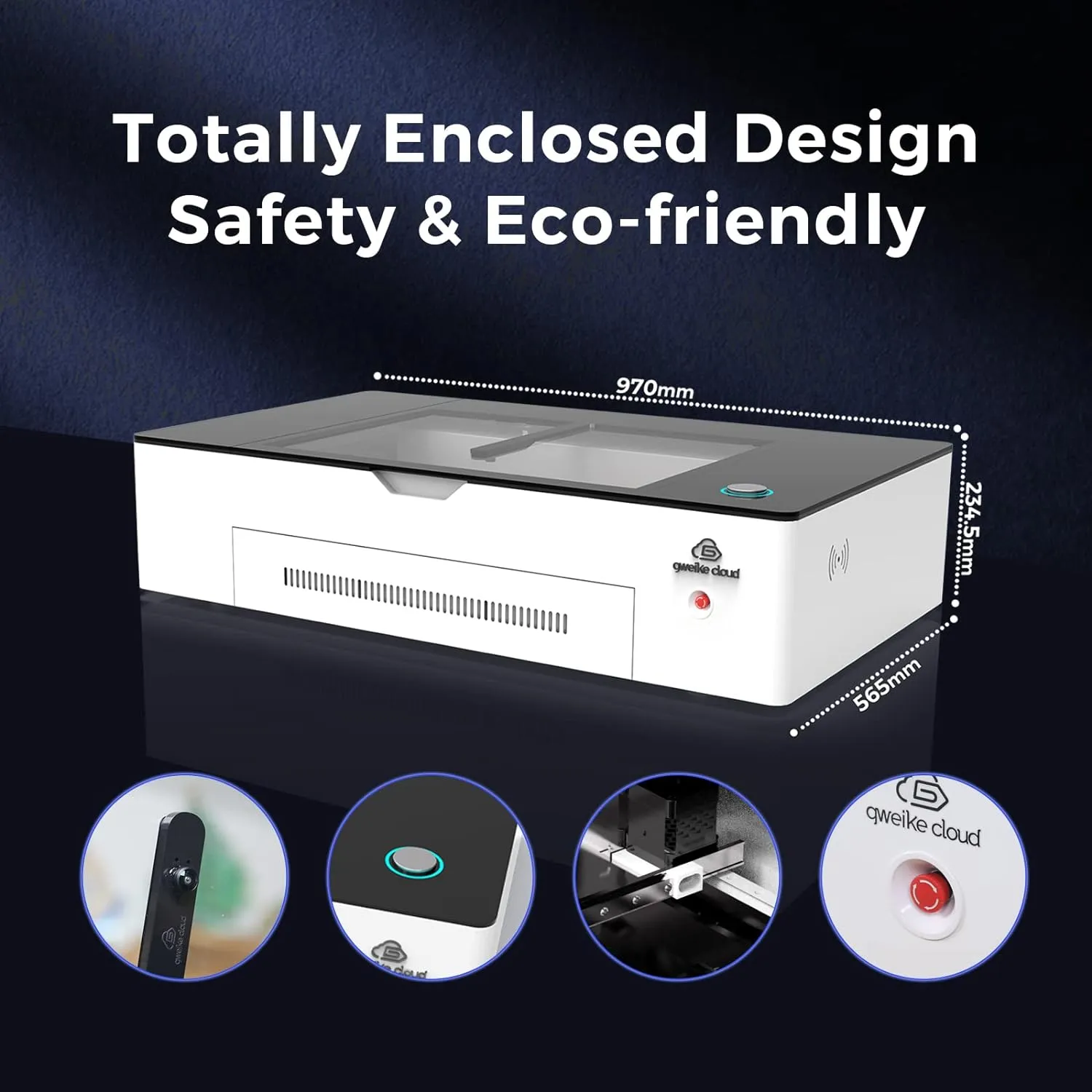 Gweike Cloud 50/55W CO2 Laser Cutter & Engraver