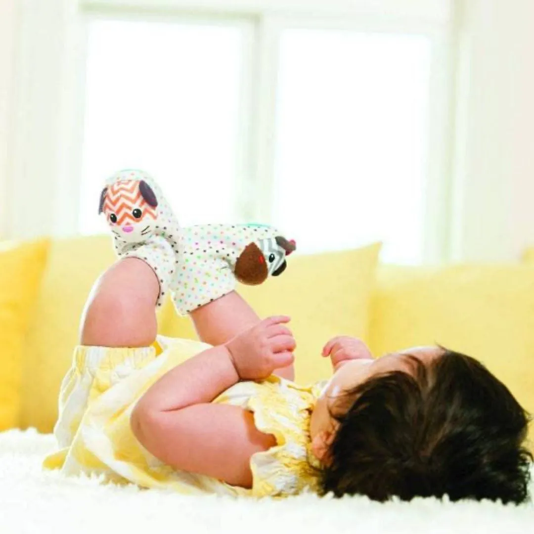Infantino Foot Rattle Zebra/ Tiger
