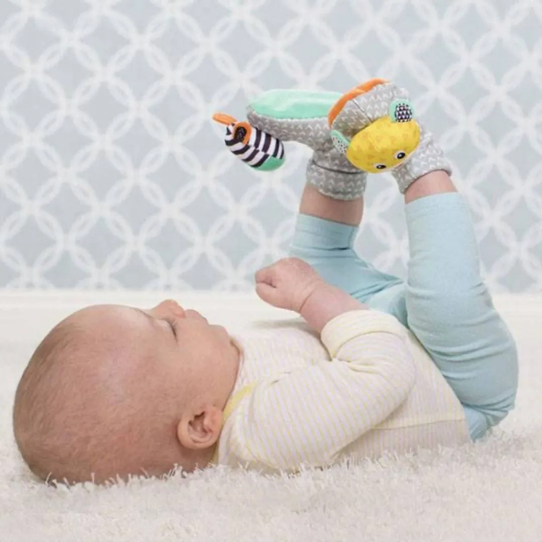Infantino Foot Rattle Zebra/ Tiger