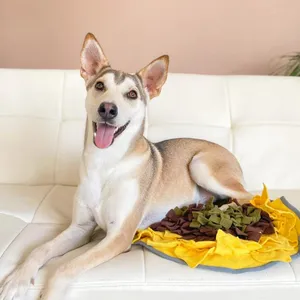 Injoya Sunflower Snuffle Feeding Mat For Dogs