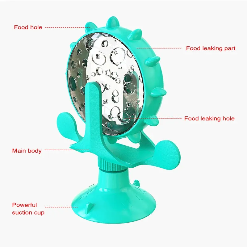 Interactive Pet Toy with Treat Dispenser for Cats and Small Dogs