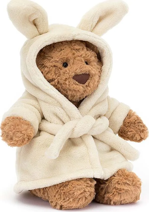 Jellycat Bartholomew Bear Bathrobe - Plush Bears or All Ages