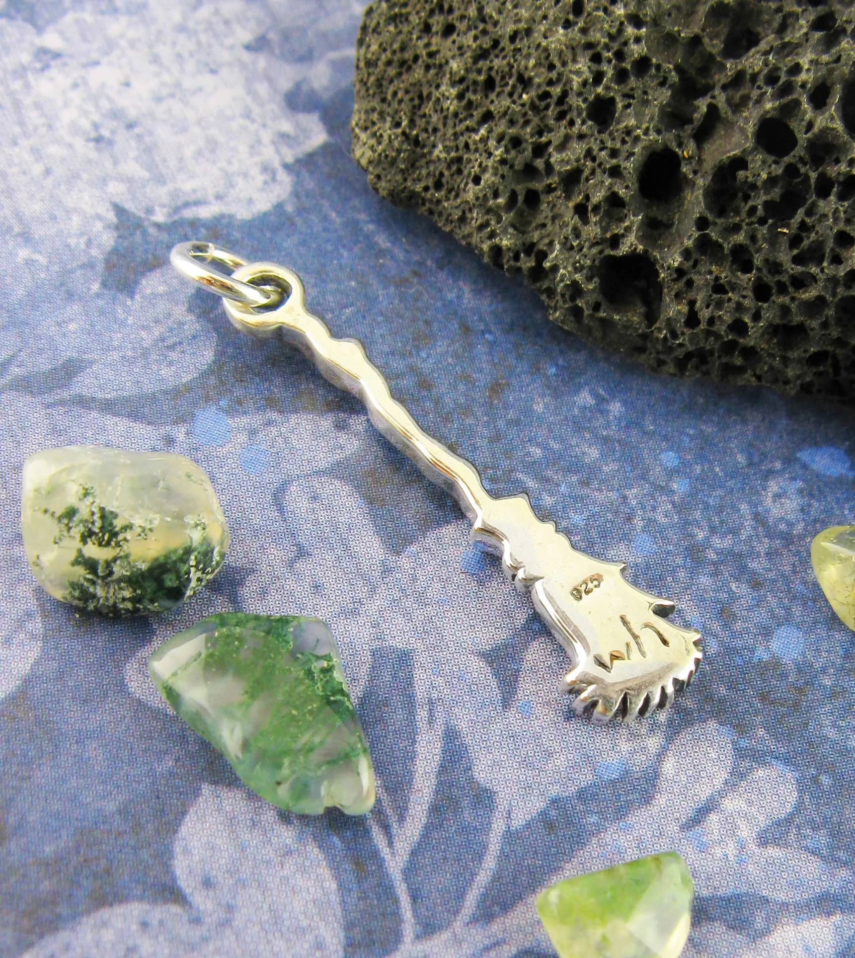Little Besom or Broomstick Charm, Handmade