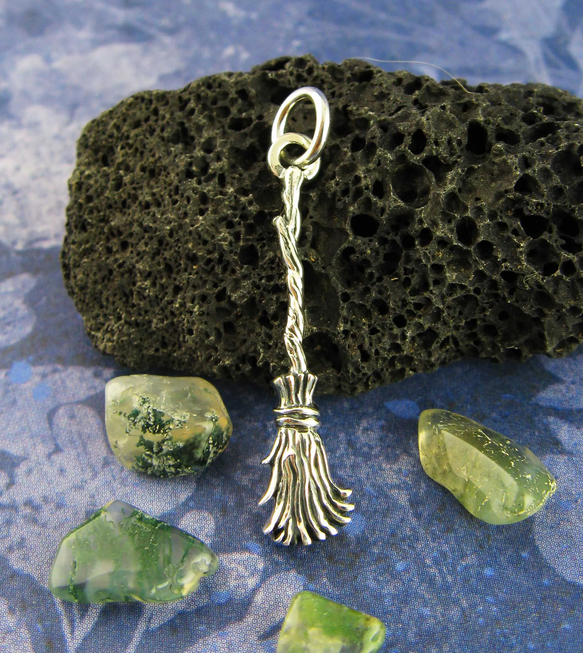 Little Besom or Broomstick Charm, Handmade