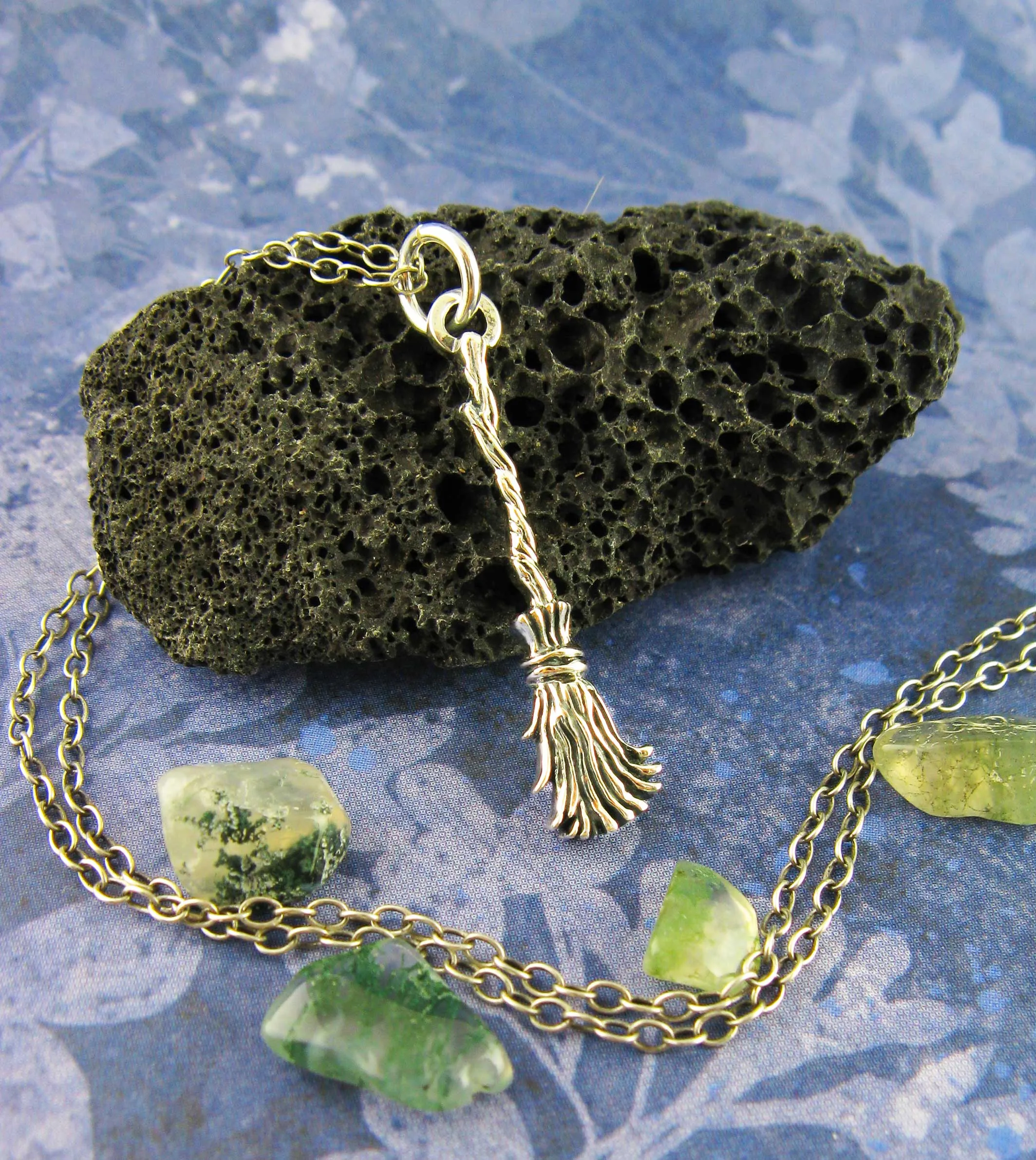Little Besom or Broomstick Charm, Handmade