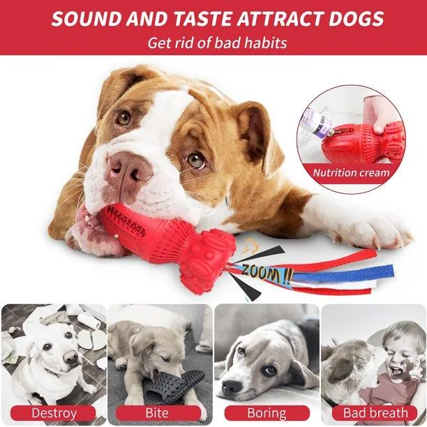 MASBRILL Indestructible Dog Bomb Figure Chew Toy