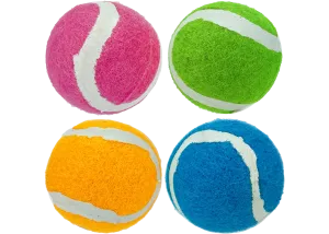 Multipet Minipet Squeaky Tennis Balls 4pcs