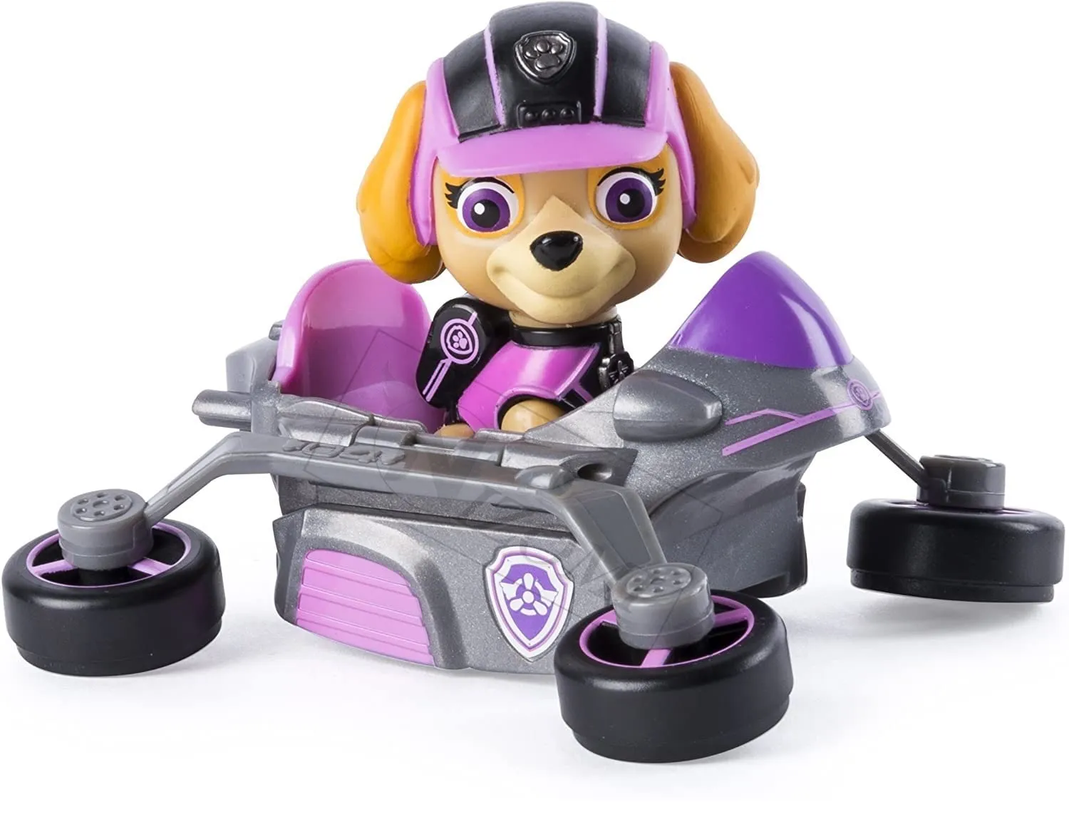 Nizomi Pup Buddies Rescue Team Action Figure Toys Set 6pc with Vehicles Toys, Friction Power Toys, Superhero Set in Best for Return Gift Cake Topper,Baby Shower, 2  Old