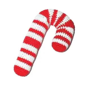 Pawer Squeaky Candy Cane Dog Toy