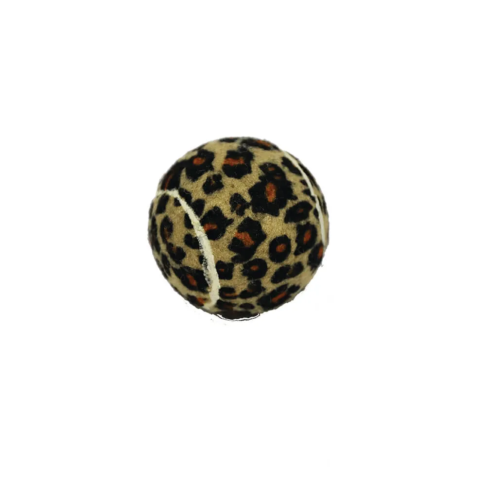 Petstock Foundation Tennis Ball Leopard Print Medium