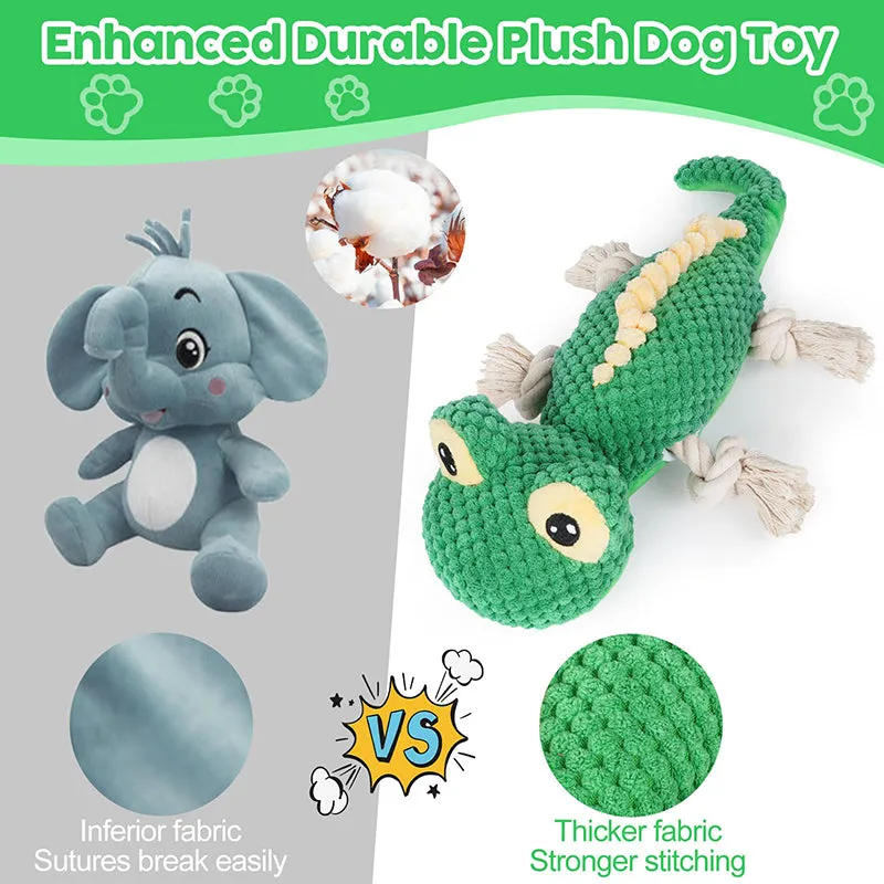 Plush Lizard Squeaky Dog Toy