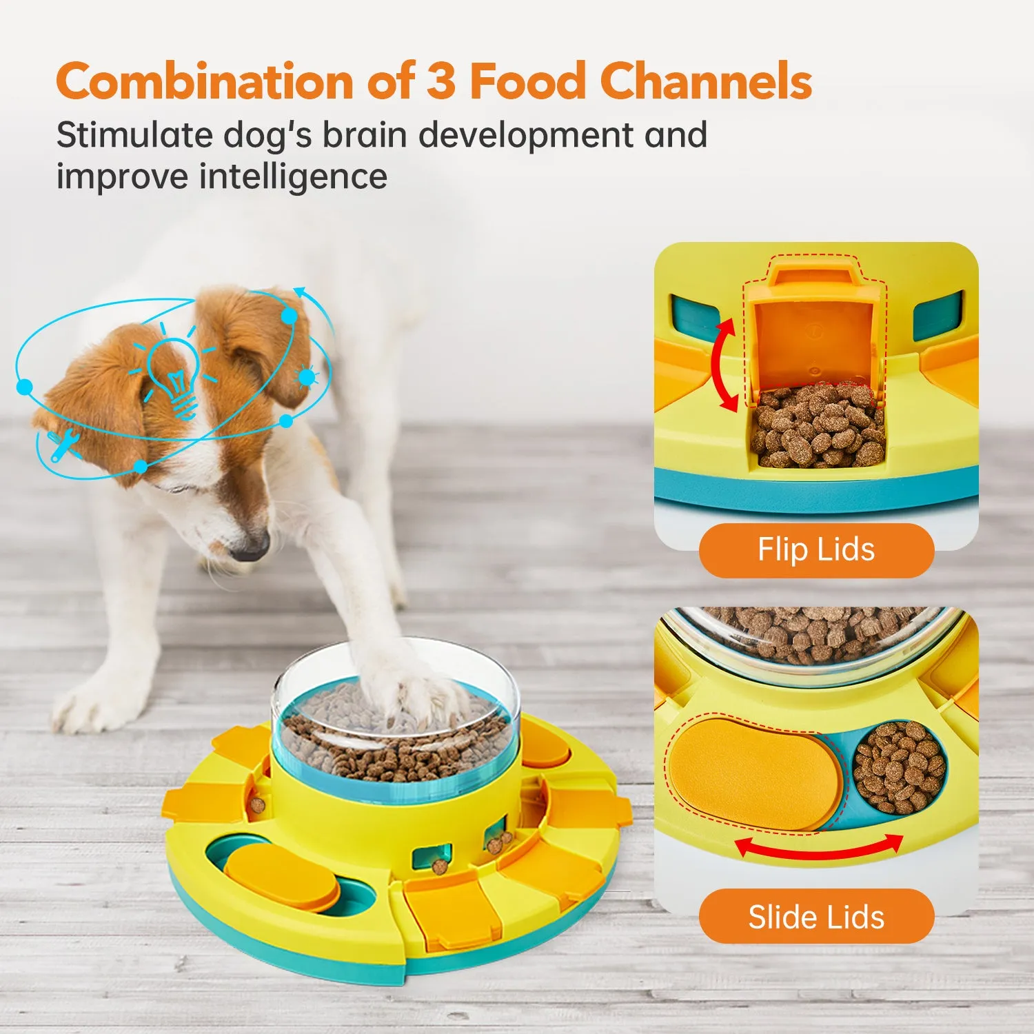 Potaroma Dog Puzzle Toy 2 Levels, Slow Feeder
