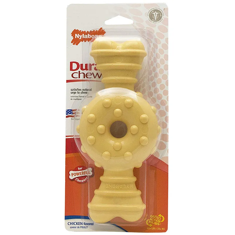 POWER CHEW - Durable Dental Chew Dinosaur Dog Toy Regular - 4.5" Long