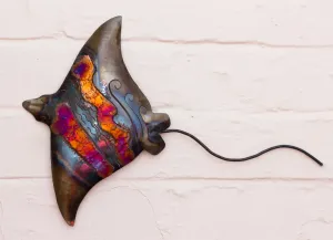 Recycled Tin Manta Ray
