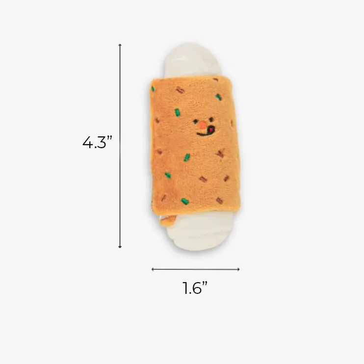 Rice Cake & Fish Cake Roll Nosework Dog Toy