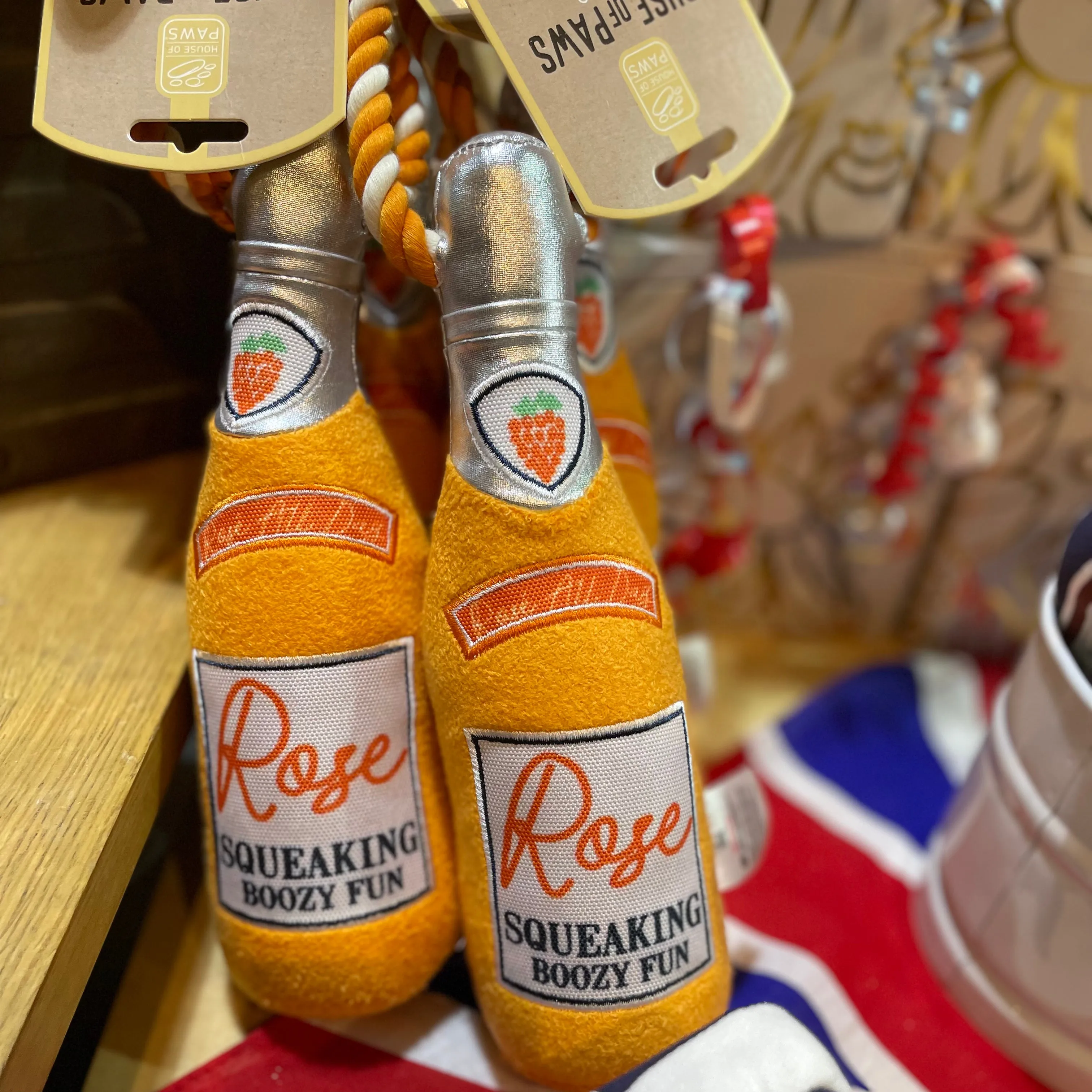 Rose Bottle Rope Dog Toy