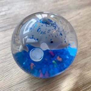 Shark LED Glitter Bouncing Ball