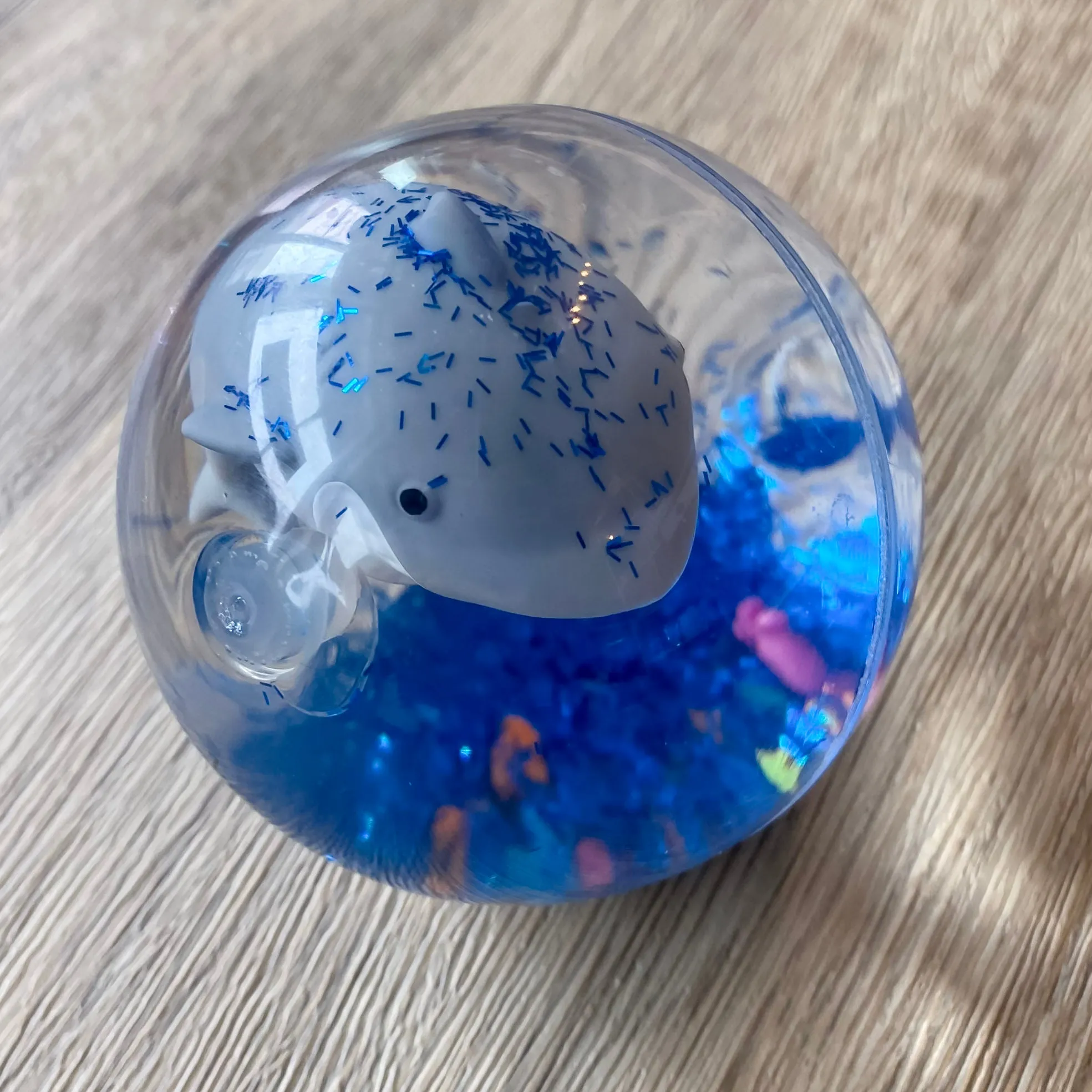 Shark LED Glitter Bouncing Ball