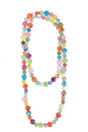 Single Strand Mother Of Pearl Necklace