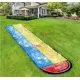 Slip and Slide for Adults Kids Backyard - 16FT Inflatable Water Slide, Giant Racing Lane Lawn Waterslide, Kids Pool Water Slides with Crash pad, Splash Sprinkler-CY