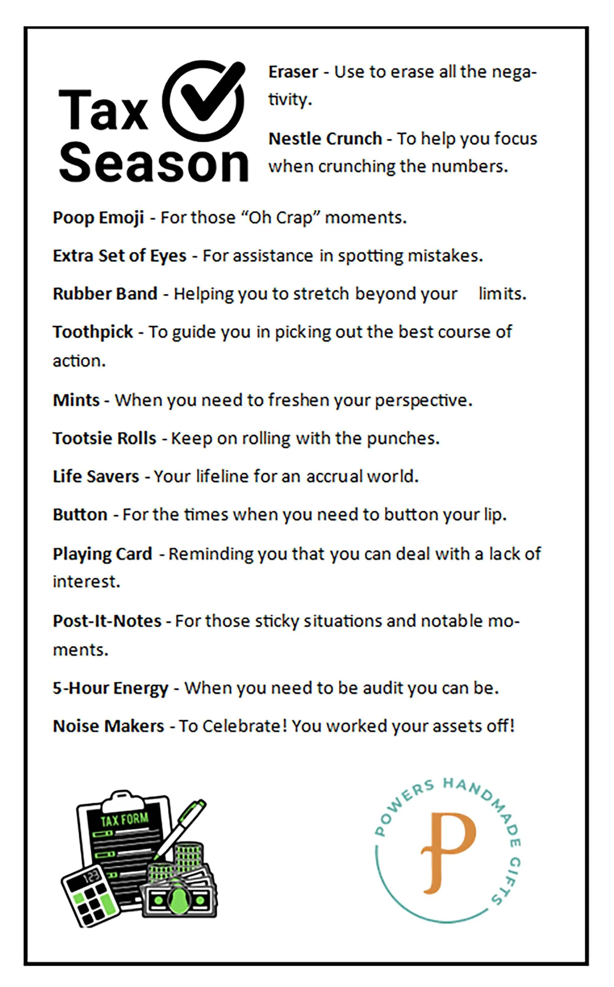 Tax Season Survival Kit
