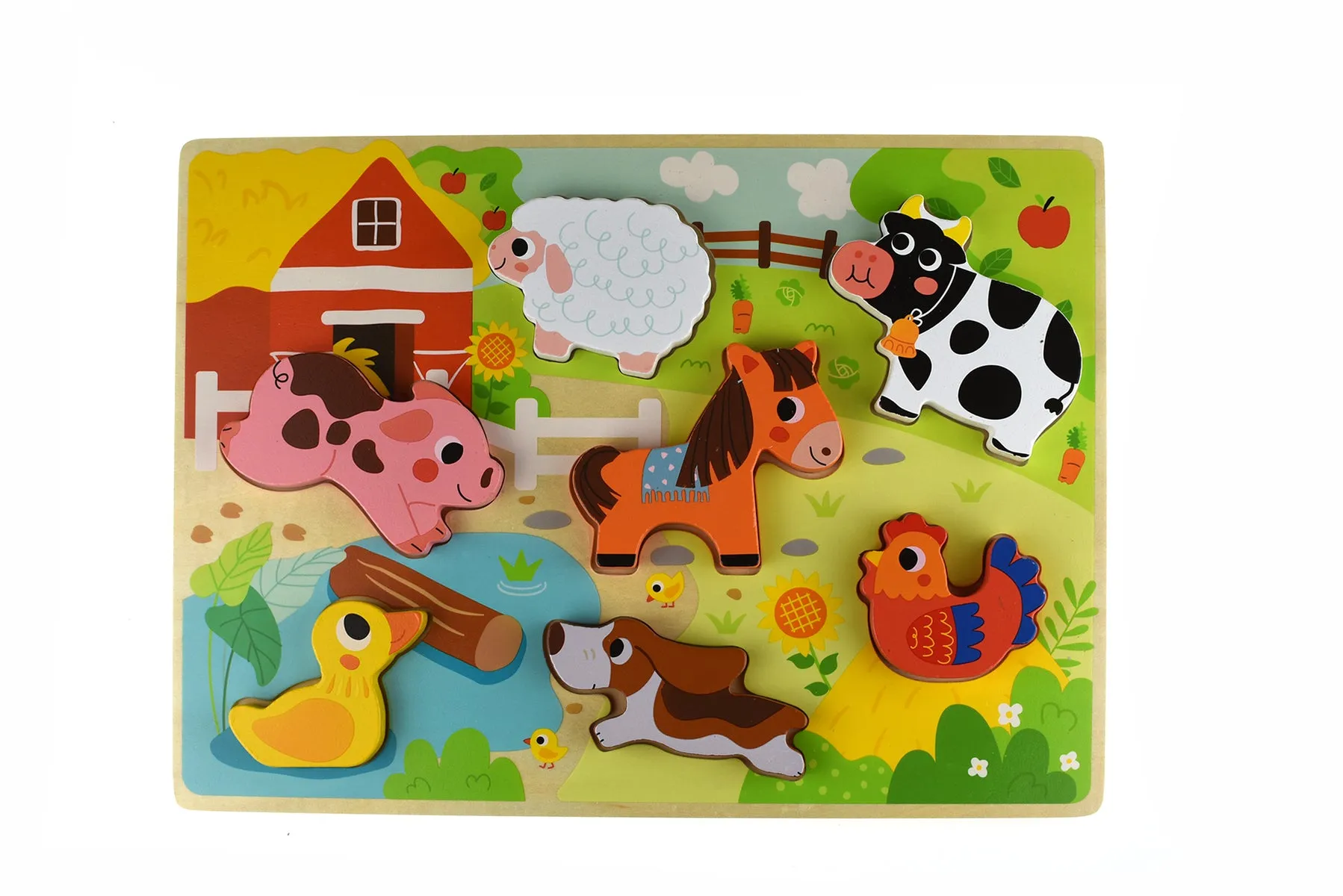Tooky Toy - CHUNKY PUZZLE - FARM