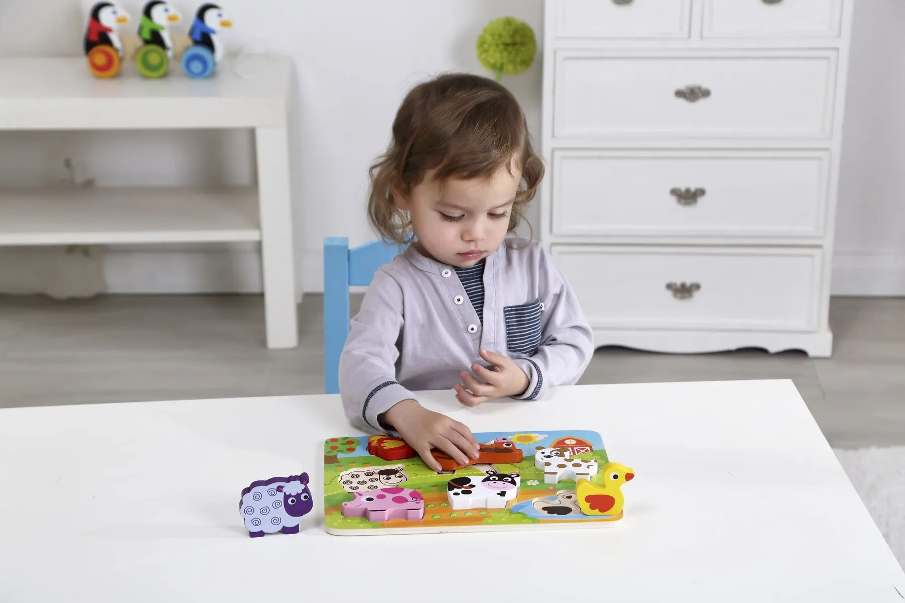 Tooky Toy - CHUNKY PUZZLE - FARM