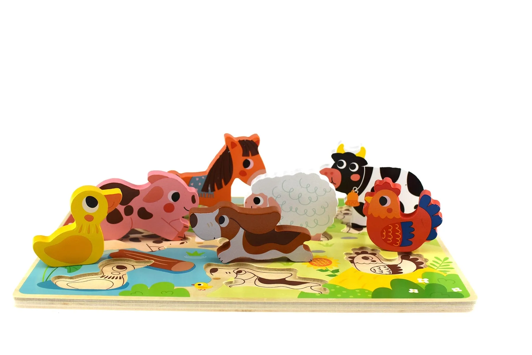 Tooky Toy - CHUNKY PUZZLE - FARM