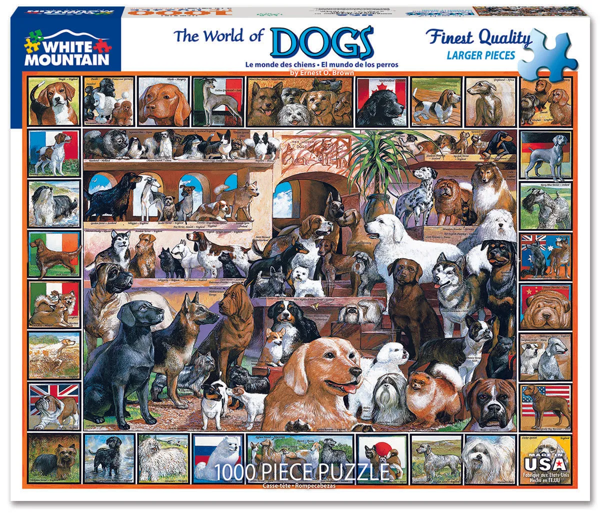 World of Dogs (141pz) - 1000 Piece Jigsaw Puzzle