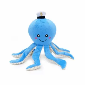 Zippy Paws Playful Pal Ollie The Octopus, Dog Toy